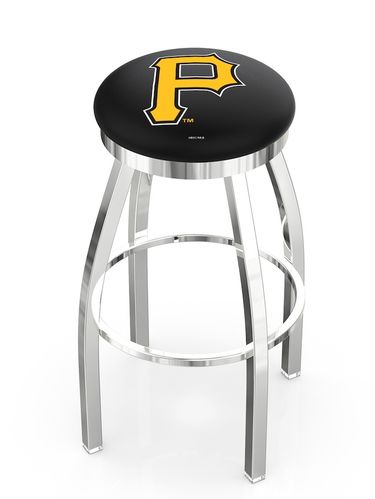 Pittsburgh Pirates Ring Chrome Swivel Stool
