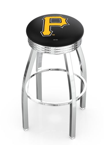 Pittsburgh Pirates Chrome Diner Swivel Stool