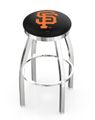 San Francisco Giants Ring Chrome Swivel Stool