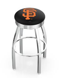 San Francisco Giants Chrome Diner Swivel Stool