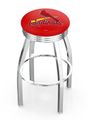 St Louis Cardinals Chrome Diner Swivel Stool