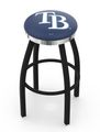 Tampa Bay Rays Chrome Ring Swivel Stool