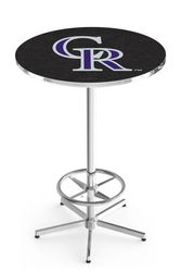Colorado Rockies Retro Pub Table