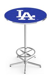 Los Angeles Dodgers Retro Pub Table