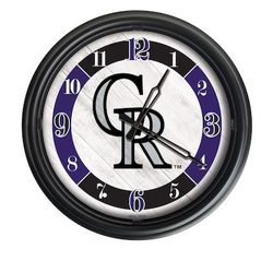 Colorado Rockies Outdoor LED Clock