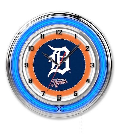 Detroit Tigers Neon Clock 19