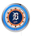 Detroit Tigers Neon Clock 19