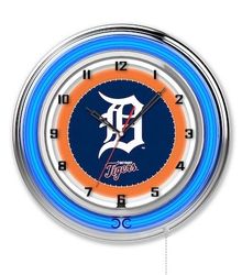 Detroit Tigers Neon Clock 19