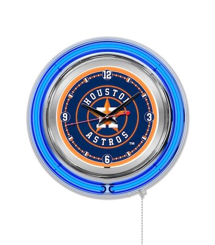 Houston Astros Neon Clock 15