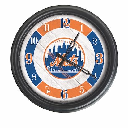 New York Mets Outdoor LED Clock