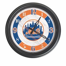 New York Mets Outdoor LED Clock