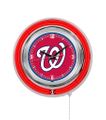 Washington Nationals Neon Clock 15