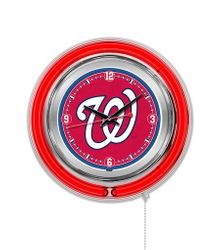Washington Nationals Neon Clock 15