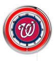 Washington Nationals Neon Clock 19