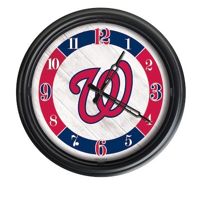 Washington Nationals Outdoor LED Clock