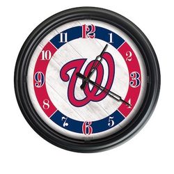 Washington Nationals Outdoor LED Clock