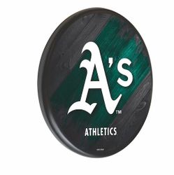 Oakland Athletics Solid Wood Sign