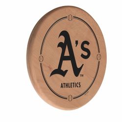 Oakland Athletics Laser Engraved Solid Wood Sign