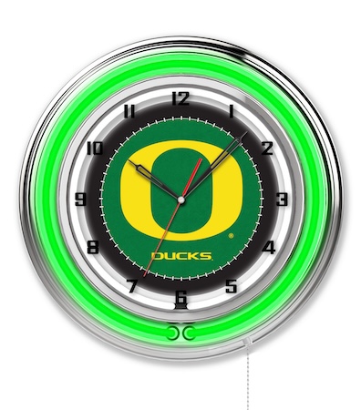 Oregon Neon Clock 19