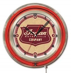 Indian Motorcycle Neon Clock 19