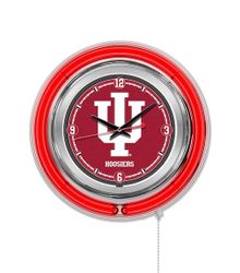 Indiana Neon Clock 15