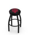 Indiana Black Ring Swivel Stool