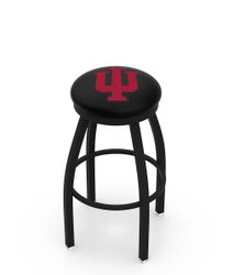 Indiana Black Ring Swivel Stool