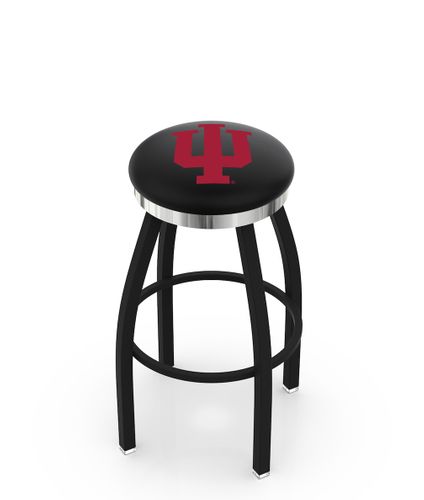 Indiana Chrome Ring Swivel Stool
