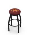 Iowa State Black Ring Swivel Stool