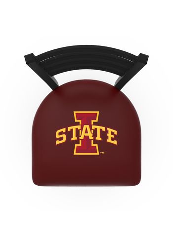 Iowa State Ladder Back Swivel Stool