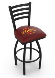 Iowa State Ladder Back Swivel Stool