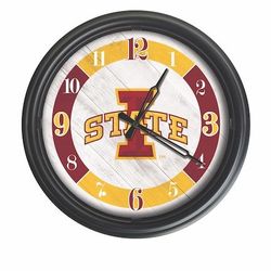 Iowa State Outdoor LED Clock