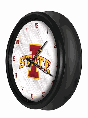 Iowa State Outdoor LED Clock