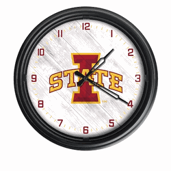 Iowa State Outdoor LED Clock