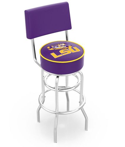 LSU Seatback Bar Stool