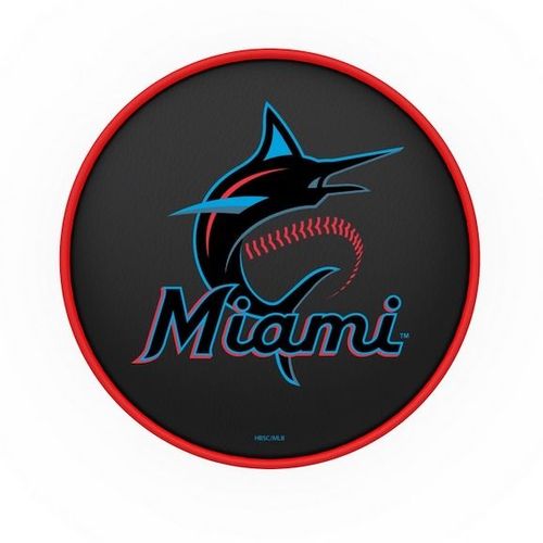 Miami Marlins Cushion Bar Stool
