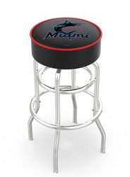 Miami Marlins Cushion Bar Stool