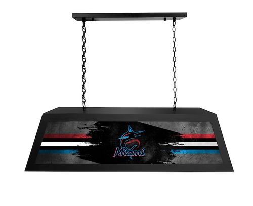 Miami Marlins Long Box Billiard Light