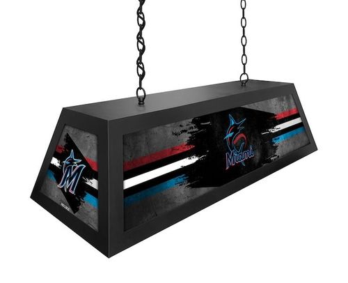 Miami Marlins Long Box Billiard Light