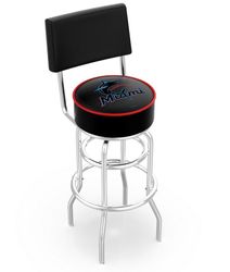 Miami Marlins Seatback Bar Stool