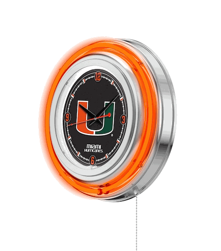 Miami Neon Clock 15