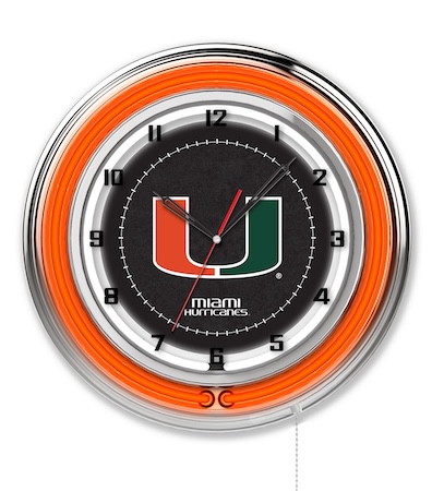 Miami Neon Clock 19