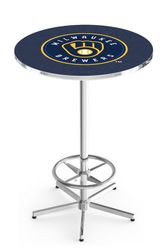 Milwaukee Brewers Retro Pub Table