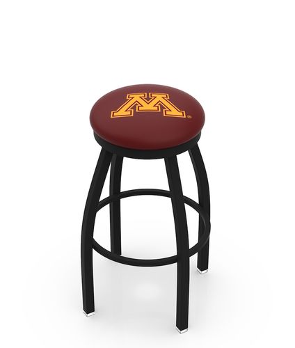 MInnesota Black Ring Swivel Stool