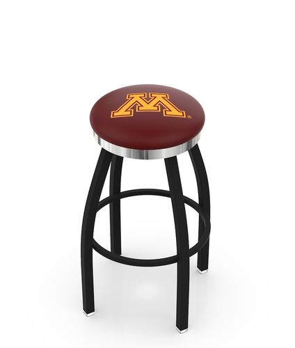 MInnesota Chrome Ring Swivel Stool