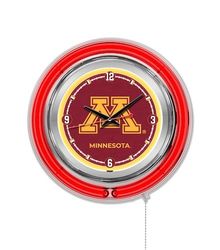 Minnesota Neon Clock 15