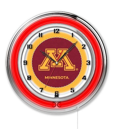 Minnesota Neon Clock 19