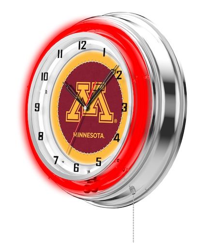 Minnesota Neon Clock 19