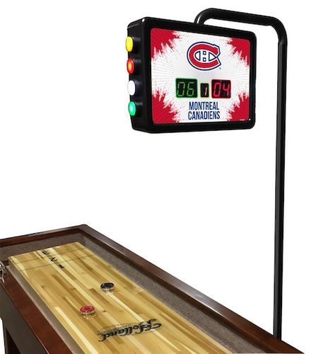 Montreal Canadiens Shuffleboard Scoring Unit