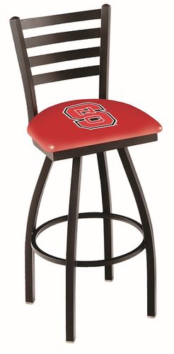 NC State Ladder Back Swivel Stool